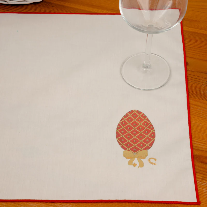 Sous Plat Oval Natural 33x48cm.