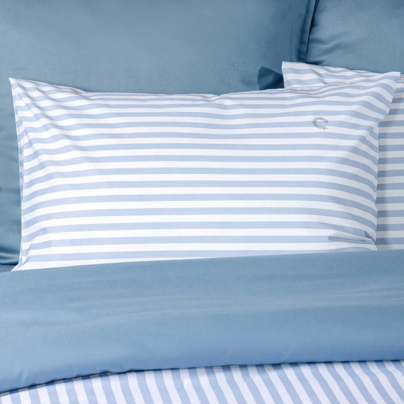 Σετ Παπλωματοθήκη Υπέρδιπλη Stripe Ciel 240x220