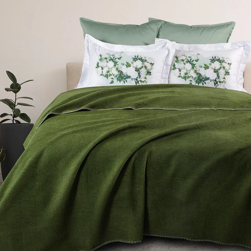 Super Double Blanket Summer Cotton White 220x240cm.