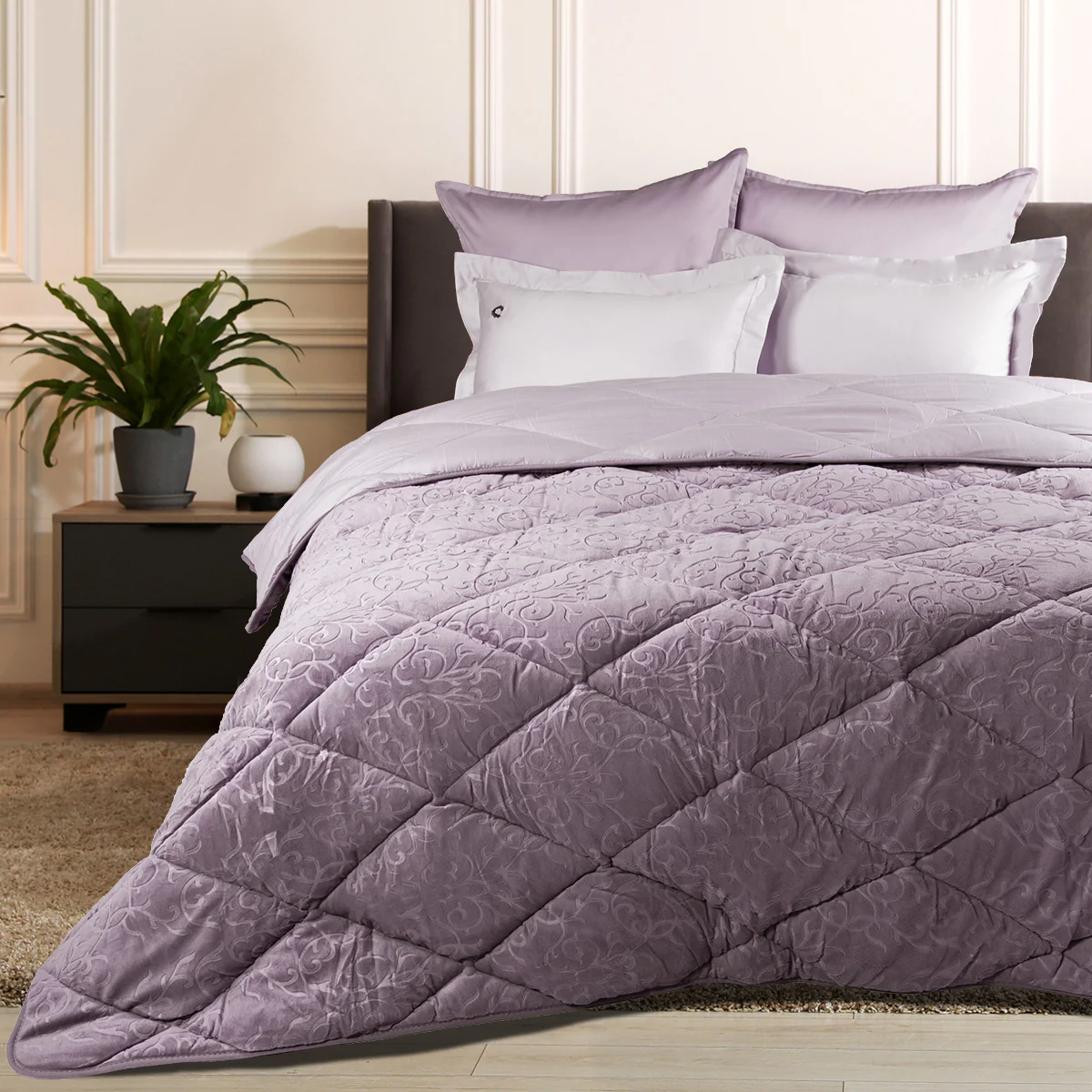 Πάπλωμα Μονό Velvet Iron Works Lavender 160x220εκ.