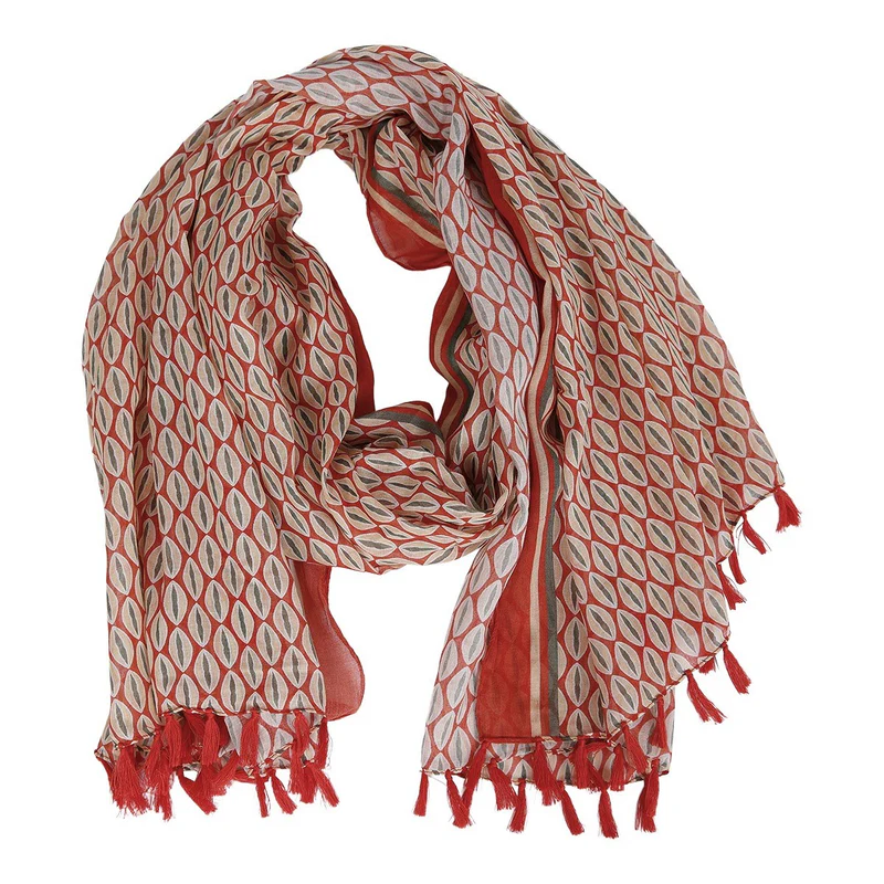 Scarf Vivian Red 180cm.