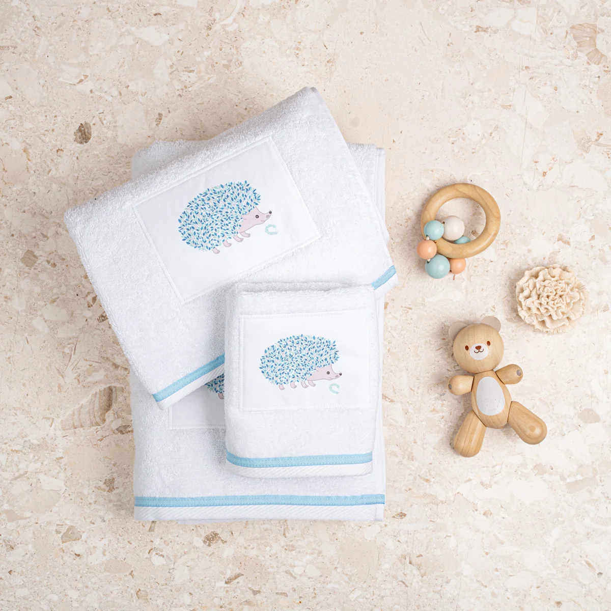Σετ Πετσέτες Σκαντζόχοιρος White-Ciel 3 TMX
