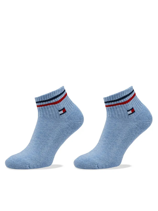 Σετ 2 ζευγάρια κοντές κάλτσες unisex · Μπλε