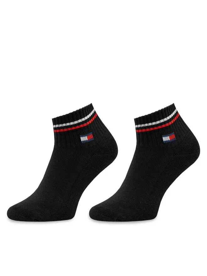 Σετ 2 ζευγάρια κοντές κάλτσες unisex · Μαύρο