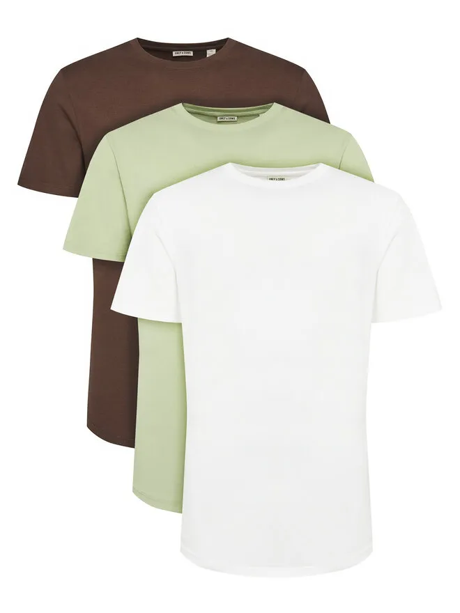 Σετ 3 T-Shirts · Πράσινο