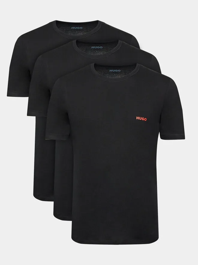 Σετ 3 T-Shirts · Μαύρο
