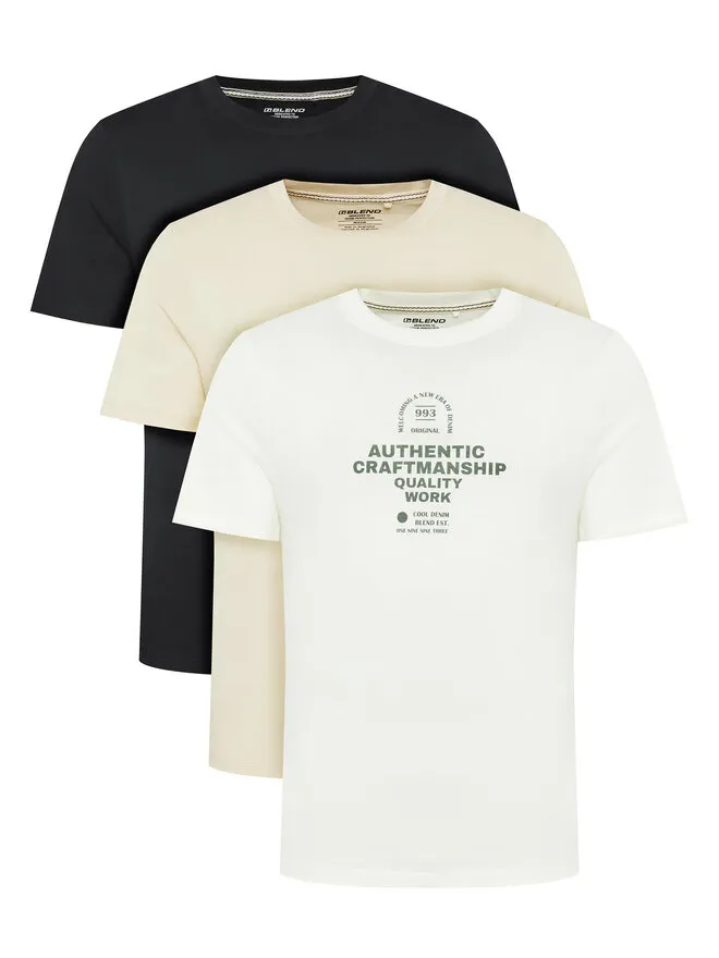 Σετ 3 T-Shirts · Έγχρωμο