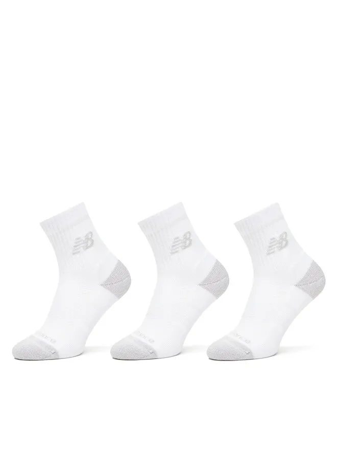 Σετ 3 ζευγάρια ψηλές κάλτσες unisex · Λευκό