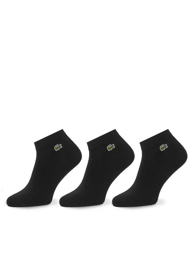 Σετ 3 ζευγάρια κοντές κάλτσες unisex · Μαύρο