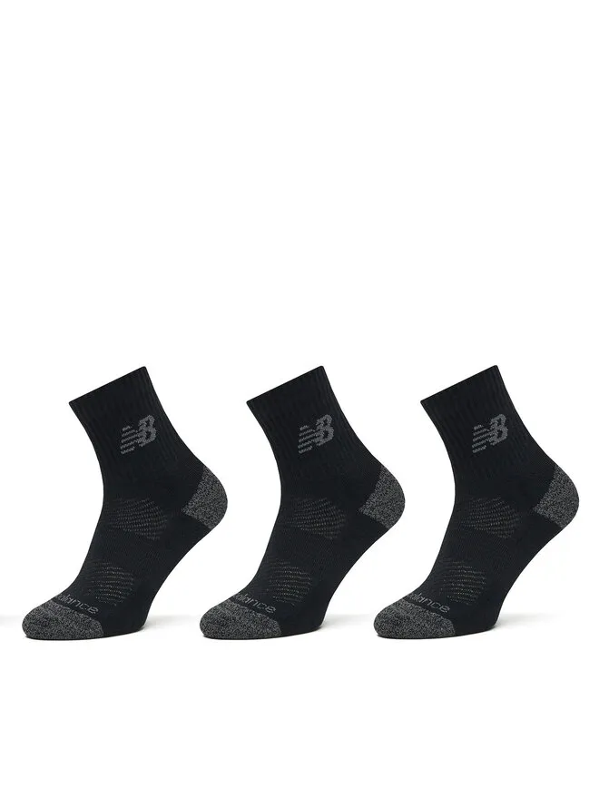Σετ 3 ζευγάρια ψηλές κάλτσες unisex · Μαύρο