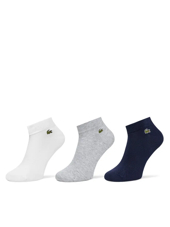 Σετ 3 ζευγάρια κοντές κάλτσες unisex · Έγχρωμο