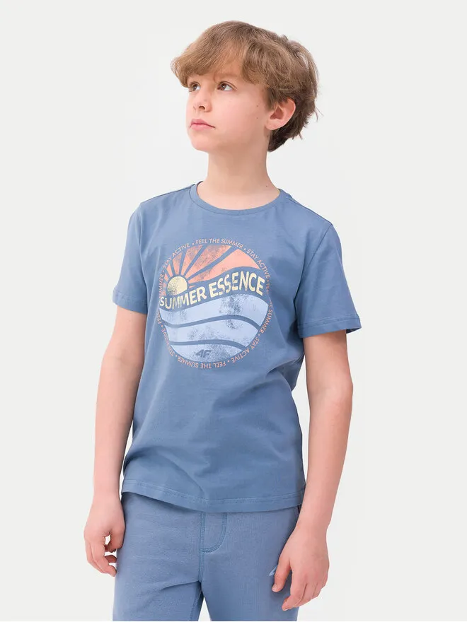 4F T-Shirt · Μπλε