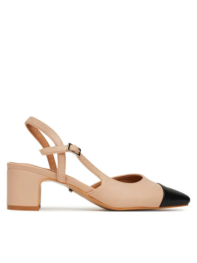 Κλειστά παπούτσια · Μπεζ · 5 cm