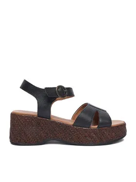 Σανδάλια · Μαύρο · 6 cm