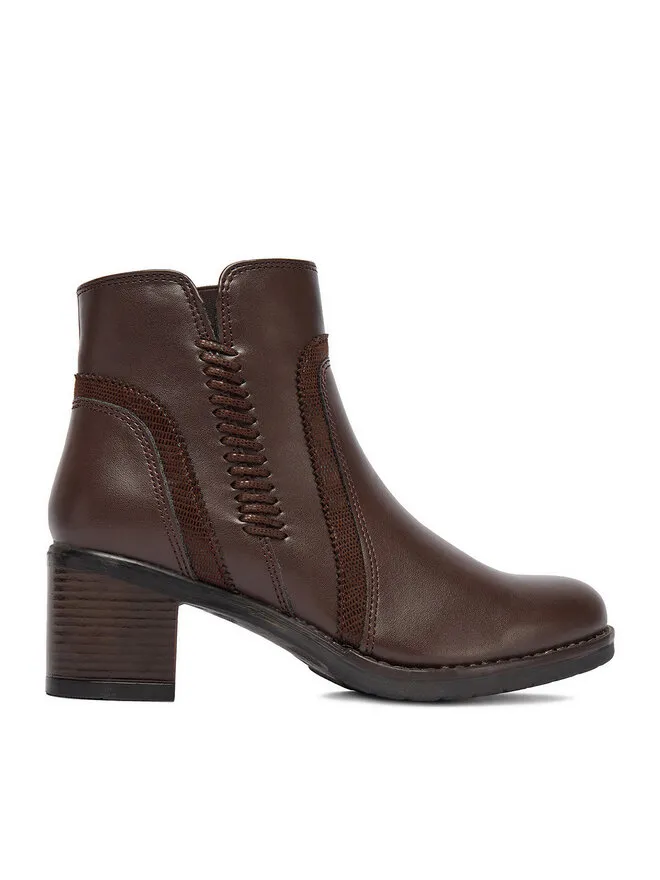 Μποτάκια · Καφέ · 6 cm