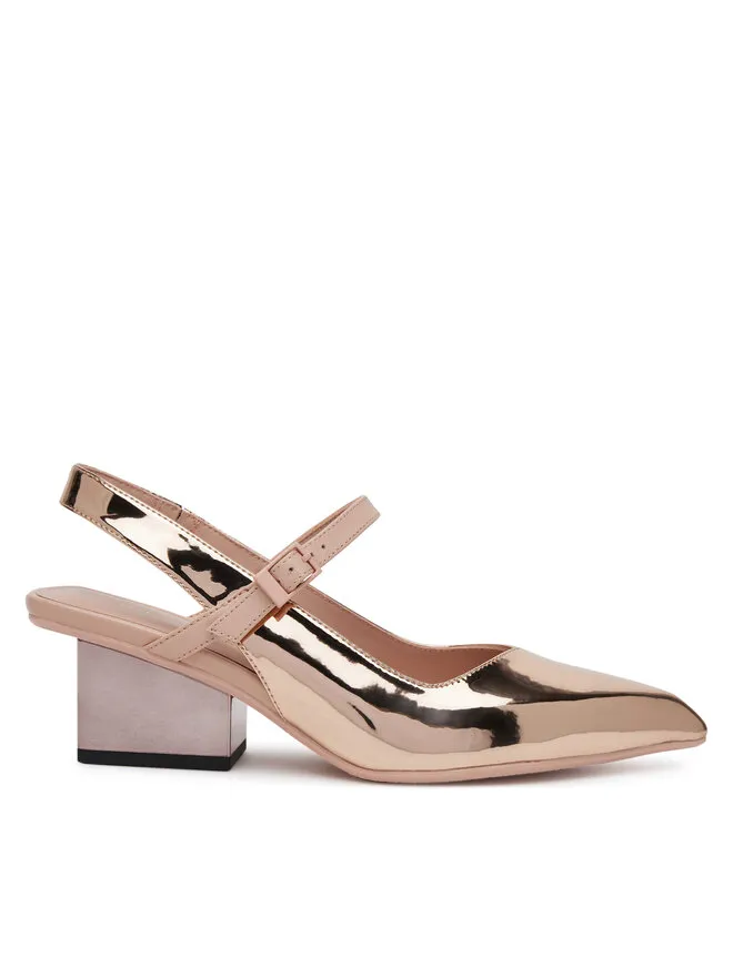 Γοβάκια · Μπεζ · 6 cm