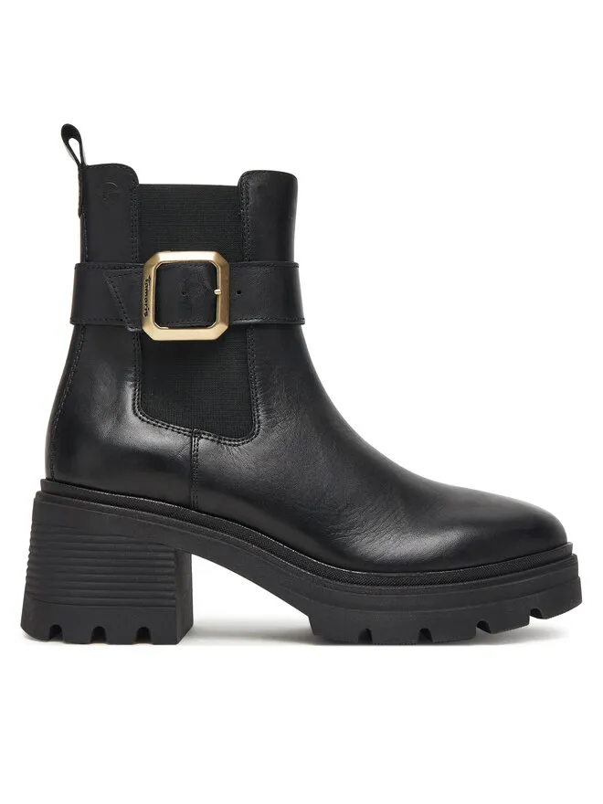 Μποτάκια με λάστιχο · Μαύρο · 7 cm