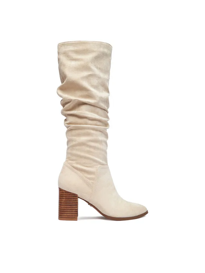 Μπότες · Εκρού · 7.5 cm