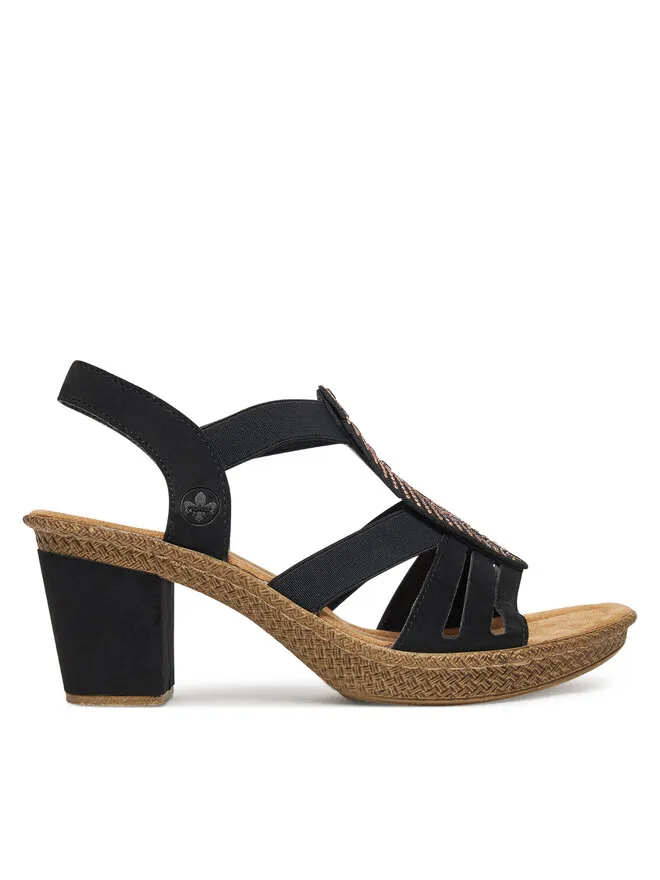 Σανδάλια · Μαύρο · 7.5 cm