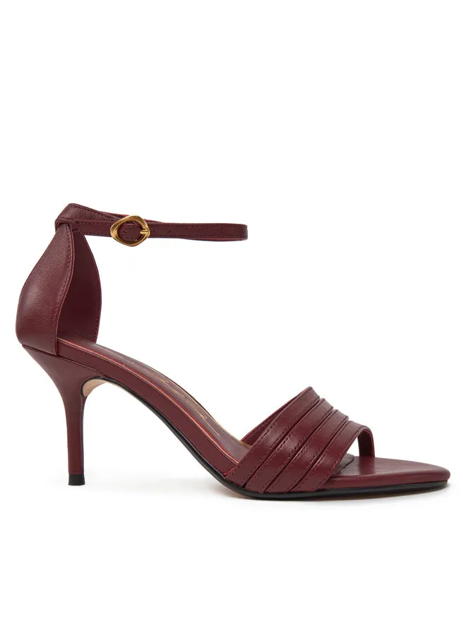 Σανδάλια · Μπορντό · 8 cm