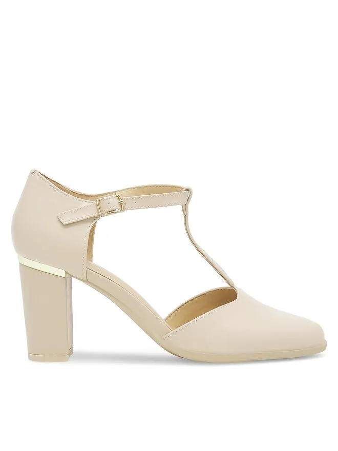 Γοβάκια · Μπεζ · 8 cm