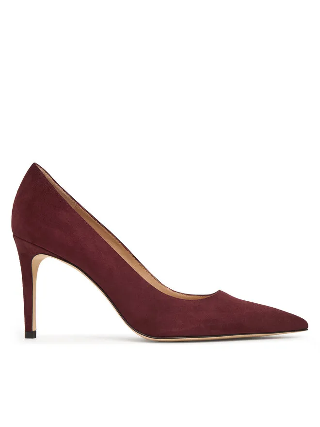 Γόβες · Μπορντό · 9 cm