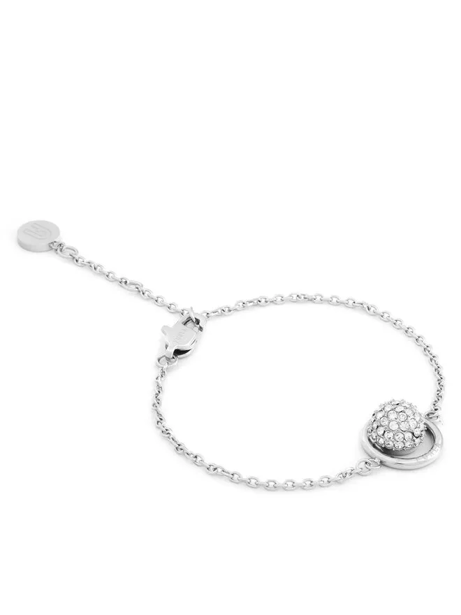 Βραχιόλι · Ασημί · Σνοξείδωτος χάλυβας, Γυαλί