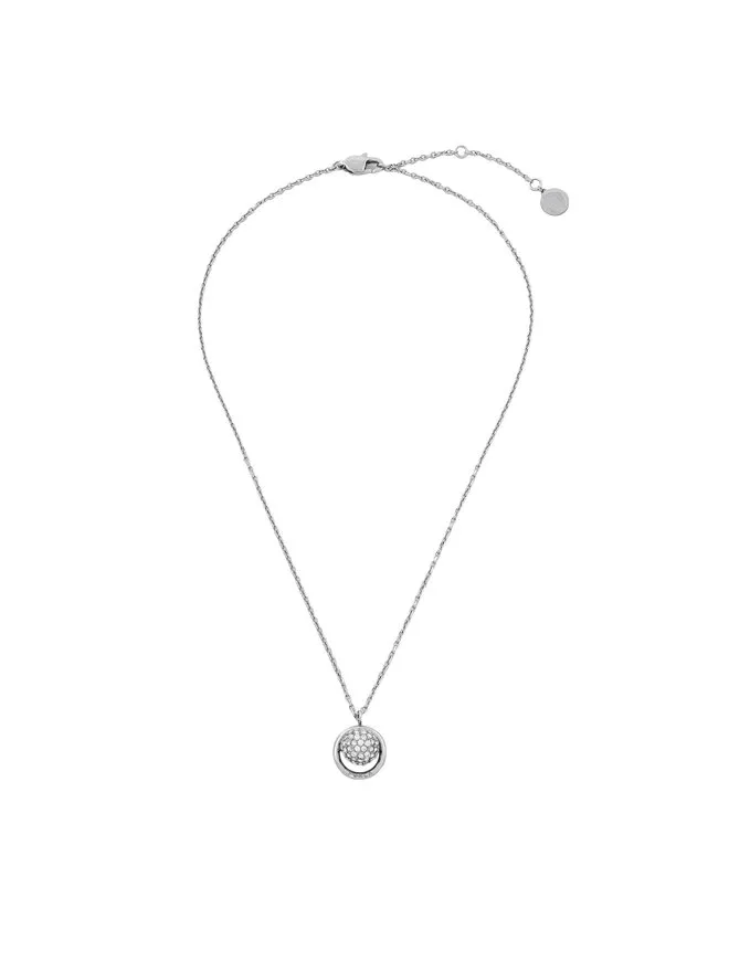 Κολιέ · Ασημί · Σνοξείδωτος χάλυβας, Γυαλί