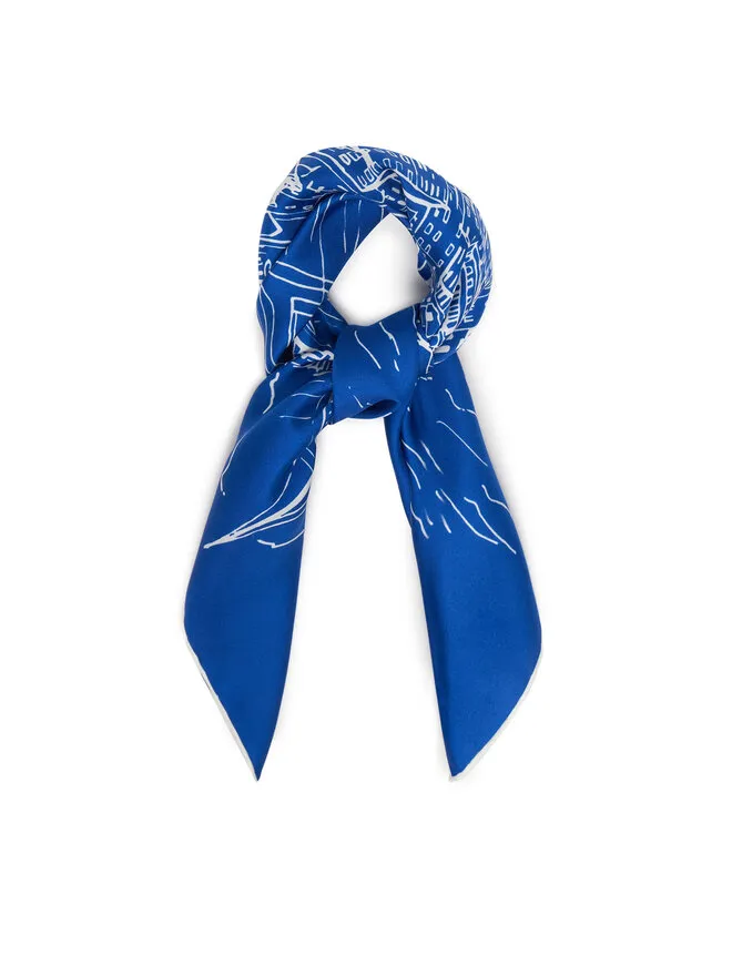Μαντήλι · Μπλε
