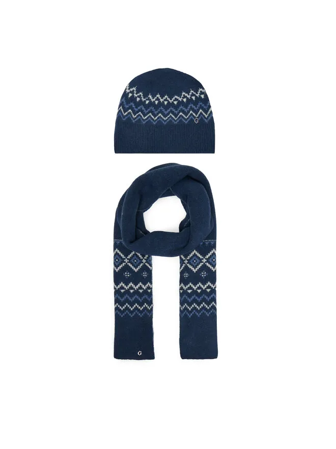 Σετ Κασκόλ και Σκούφος · Σκούρο μπλε
