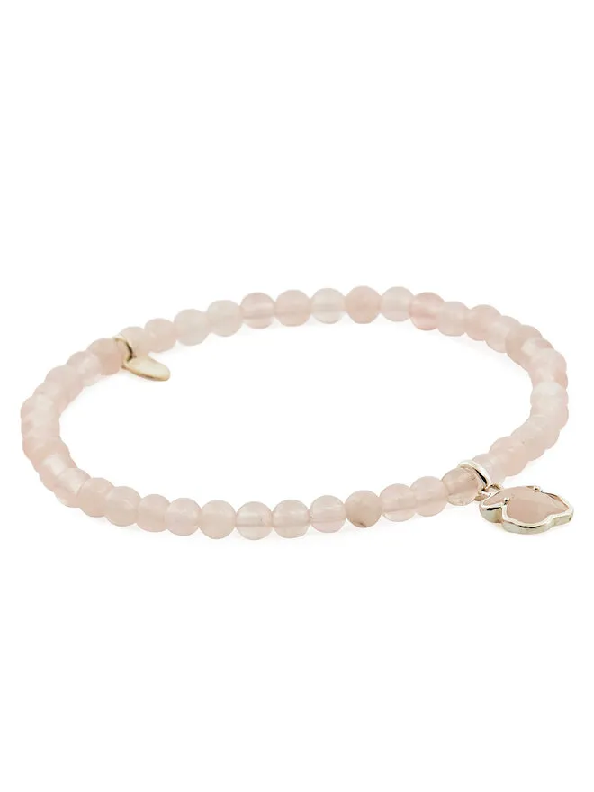 Βραχιόλι · Ροζ · Σσήμι, Χαλαζίας