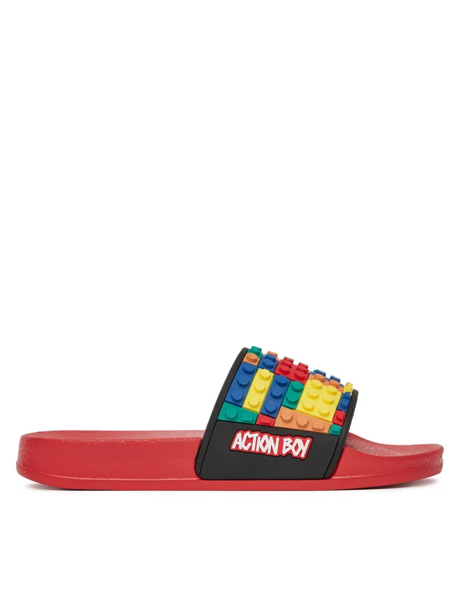 Action Boy Παντόφλες · Κόκκινο