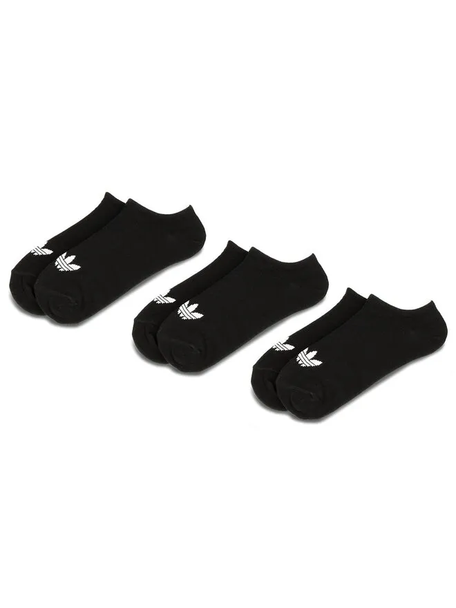 adidas Σετ 3 ζευγάρια κοντές κάλτσες unisex · Μαύρο