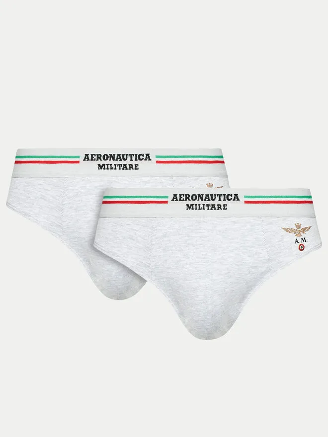 Aeronautica Militare Σετ σλιπ 2 τμχ. · Γκρι