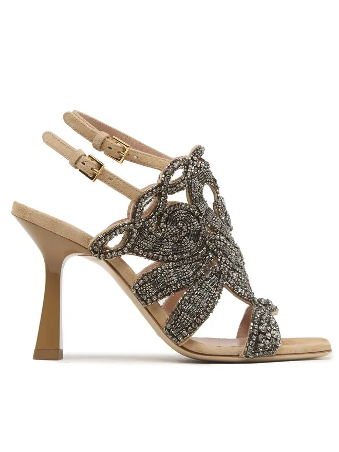 Alberta Ferretti Σανδάλια · Γκρι · 10 cm
