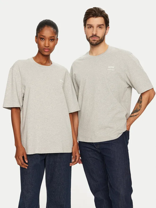 AMI PARIS T-Shirt · Γκρι