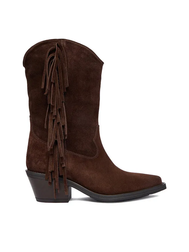 Καουμπόικες Μπότες & Μποτάκια · Καφέ · 6 cm