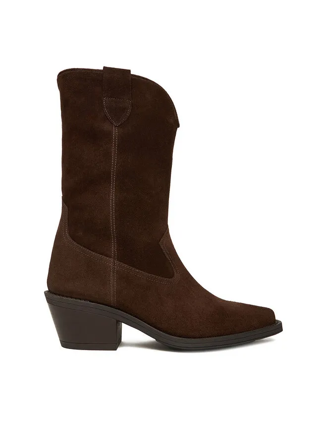 Καουμπόικες Μπότες & Μποτάκια · Καφέ · 6 cm