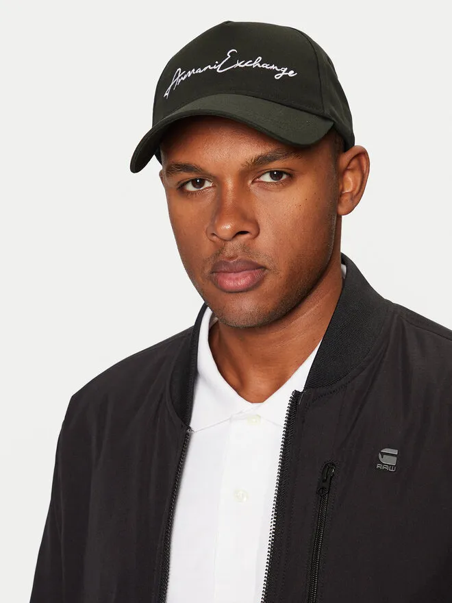 Armani Exchange Καπέλο Jockey · Μαύρο