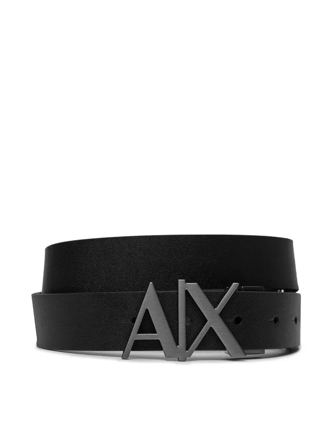 Armani Exchange Ζώνη Ανδρική · Μαύρο