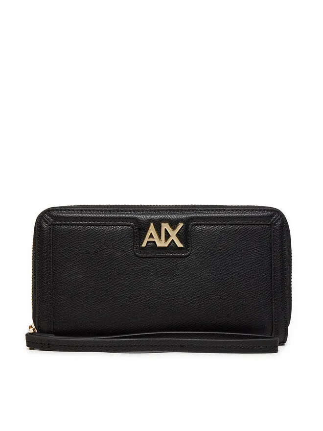 Armani Exchange Μεγάλο Πορτοφόλι Γυναικείο · Μαύρο