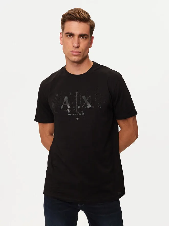 Armani Exchange T-Shirt · Μαύρο
