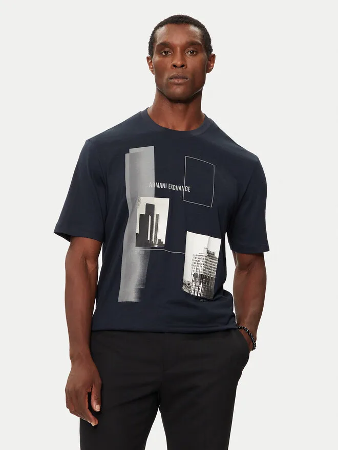 Armani Exchange T-Shirt · Σκούρο μπλε