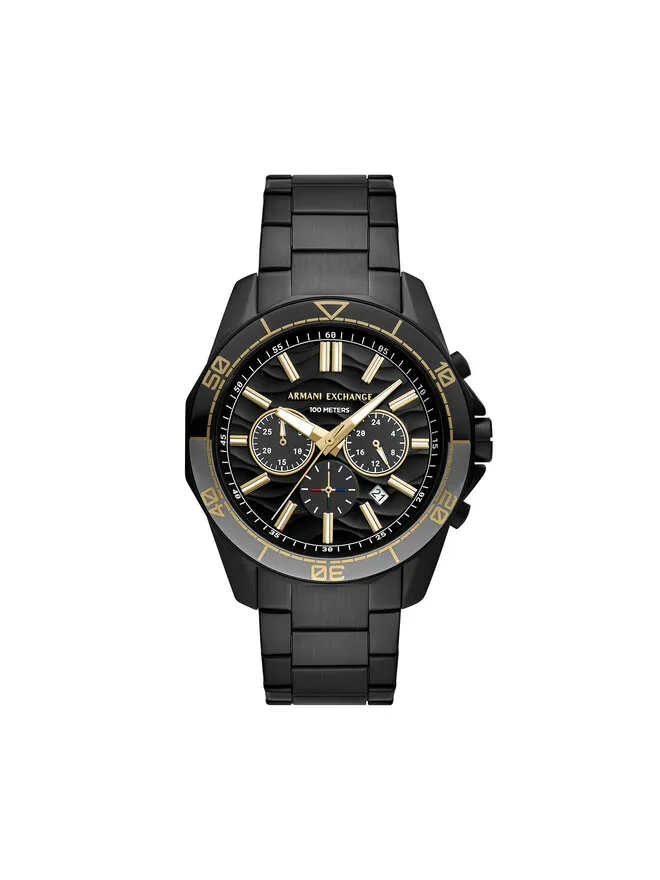 Armani Exchange Ρολόι · Μαύρο