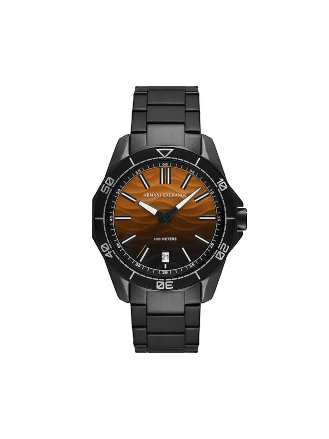 Armani Exchange Ρολόι · Μαύρο