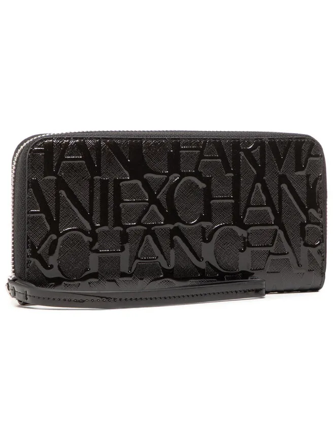 Armani Exchange Μεγάλο Πορτοφόλι Γυναικείο · Μαύρο