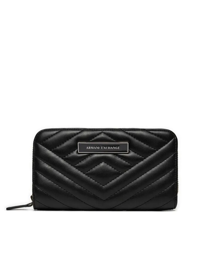 Armani Exchange Μεγάλο Πορτοφόλι Γυναικείο · Μαύρο