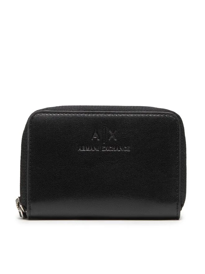 Armani Exchange Μικρό Πορτοφόλι Γυναικείο · Μαύρο