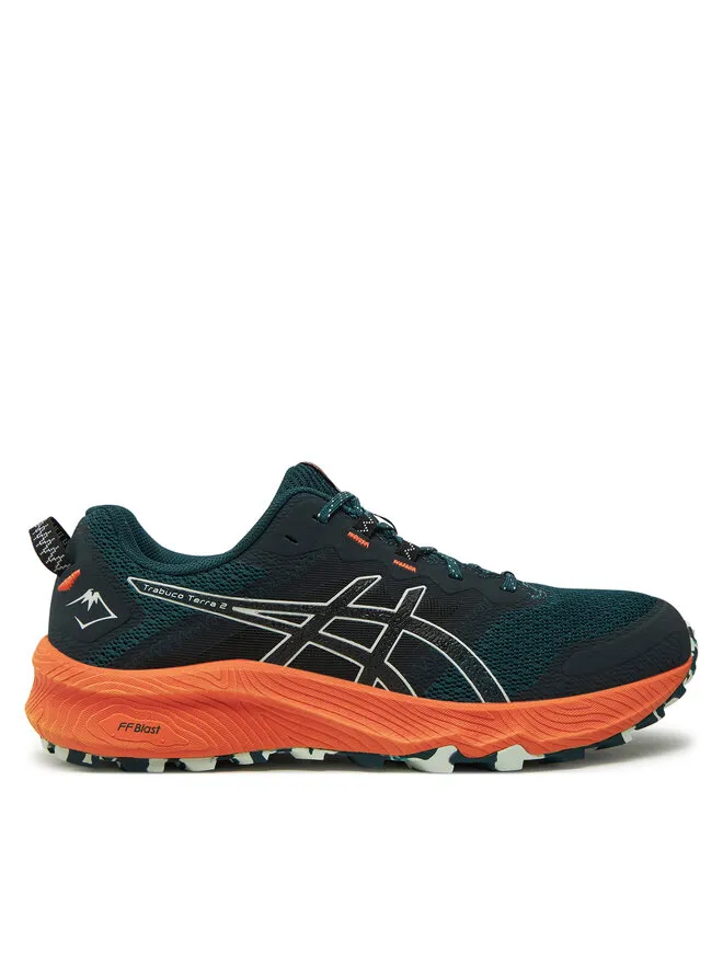Asics Παπούτσια για Τρέξιμο Trabuco Terra 21011B607 Πράσινο