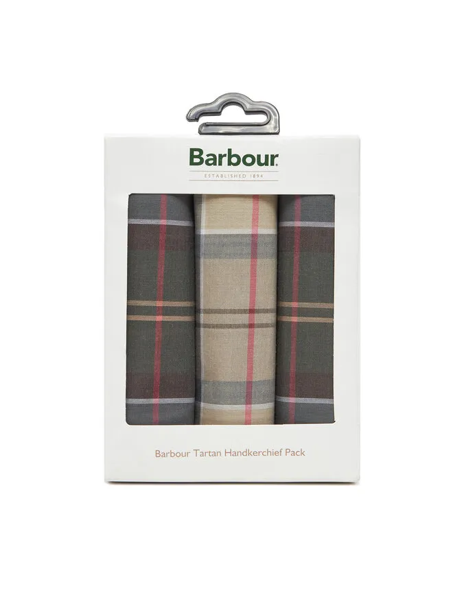 Barbour Σετ 3 μαντηλάκια · Πράσινο